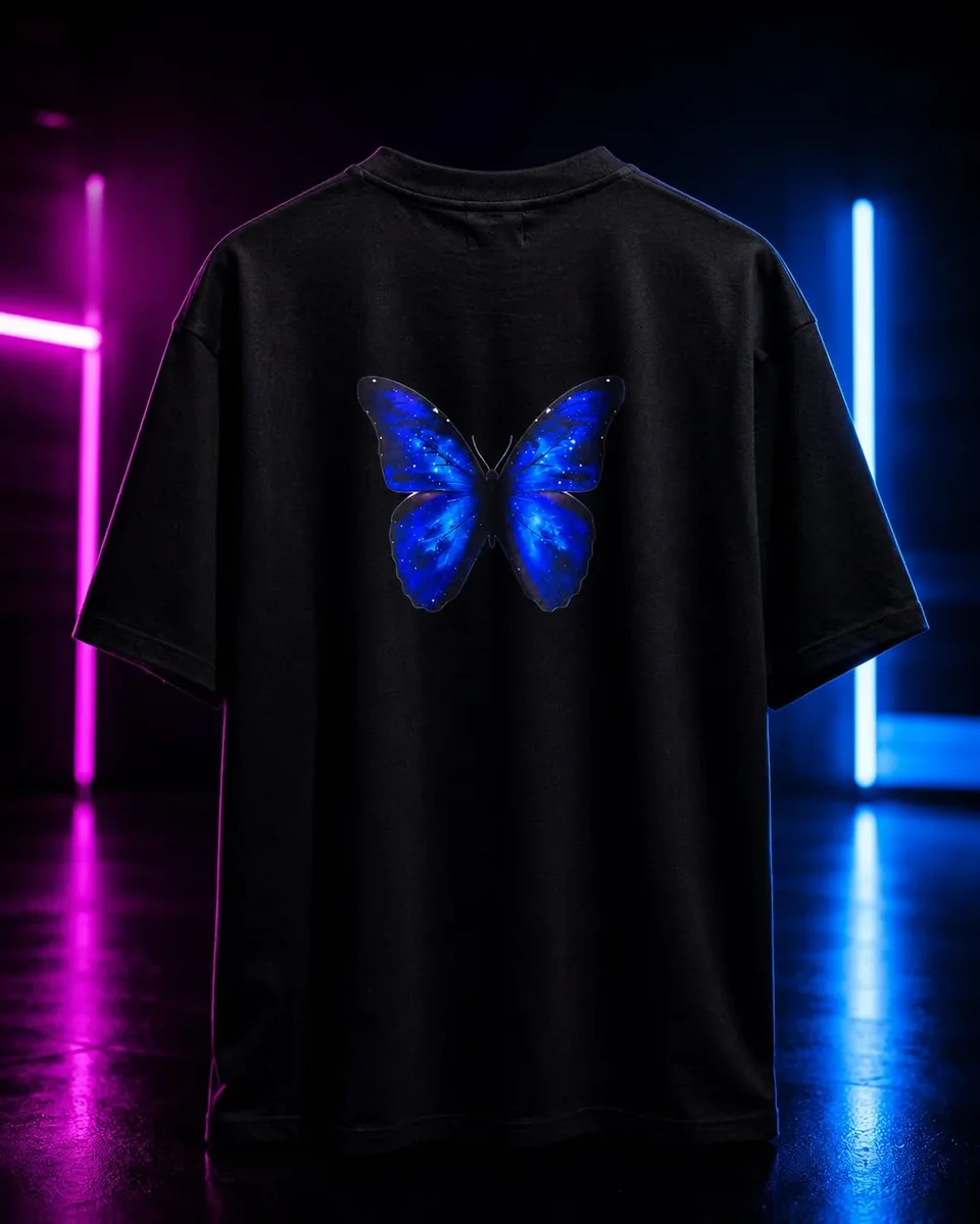 Blue Nova Over Sized Tee